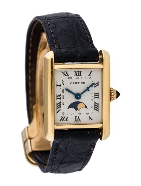 cartier moonphase|Cartier tank moonphase.